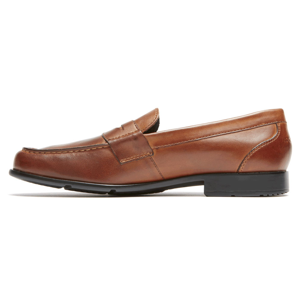 Rockport Mens Classic Penny - Loafers Brown - NTD620483